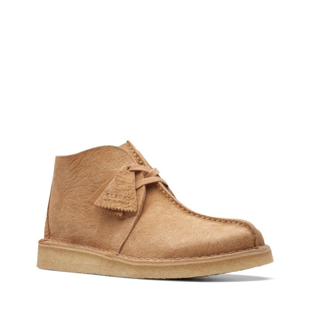 Clarks Mens Desert Trek Hi Brown Boots (NWT) - Picture 2 of 6